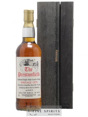 Ben Nevis 34 years 1975 Signatory Vintage The Prestonfield Cask n°7439 - One of 146   - Lot de 1 Bouteille