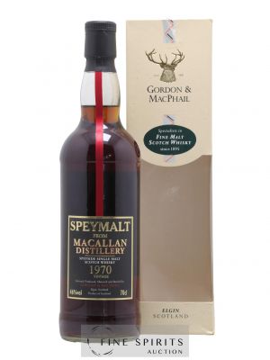 Speymalt From Macallan 1970 Gordon & MacPhail 1st Fill Sherry Hogshead - Cask n°10031 - bottled 2010 LMDW   - Lot de 1 Bouteille