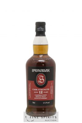 Springbank 12 years Of. Cask Strength (57.2°)   - Lot de 1 Bouteille