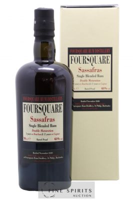 Foursquare Of. Sassafras Barrel Proof - One of 6000 - bottled 2020 Double Maturation ---- - Lot de 1 Bouteille