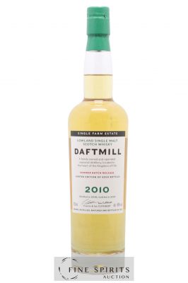 Daftmill 2010 Of. Single Farm Estate Summer Batch Release - bottled 2021 Limited Edition of 6250 bottles 
