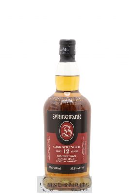 Springbank 12 years Of. Cask Strength (55.9°) ---- - Lot de 1 Bouteille