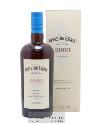 Appleton Estate 18 years 2003 Of. Pot Still Cask n°420930 through n°420950 - One of 5000 - bottled 2021 Hearts Collection   - Lot of 1 Bottle