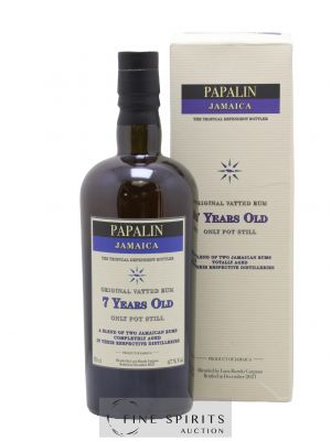 Papalin 7 years Of. Only Pot Still - bottled 2021   - Lot of 1 Bottle