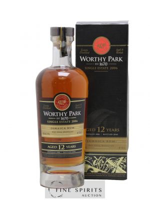 Worthy Park 12 years 2006 Of. bottled 2018   - Lot de 1 Bouteille
