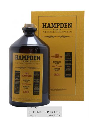 Hampden 5 years 2016 Of. The Younger mark LROK - bottled 2021 (3L.) ---- - Lot de 1 Bouteille