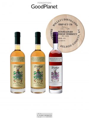 Willett 8 years Bourbon - 8 years Rye & 12 years 2012 Rye Exclusive Whisky Live Paris 2025 (3 bottles and 1 signed cask head) ---- - Lot de 3 Bottles