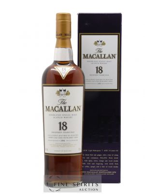 Macallan (The) 18 years 1991 Of. Selected Sherry Oak Casks from Jerez ---- - Lot de 1 Bottle