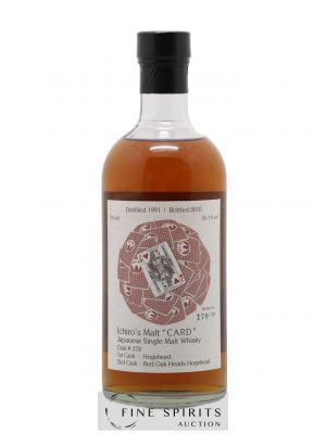 Ichiro's Malt 1991 Of. Jack of Hearts Cask n°378 - One of 329 - bottled 2010 Venture Whisky Card   - Lot de 1 Bouteille
