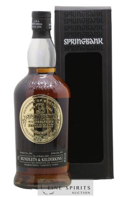 Springbank 2001 Of. Rundlets & Kilderkins One of 9000 - bottled 2012 