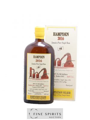 Hampden 5 years 2016 Of. H bottled 2021 Habitation Velier   - Lot de 1 Bouteille