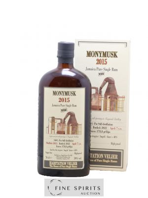 Monymusk 7 years 2015 Velier MMW Pot Still Distillation - bottled 2022 Habitation Velier   - Lot of 1 Bottle