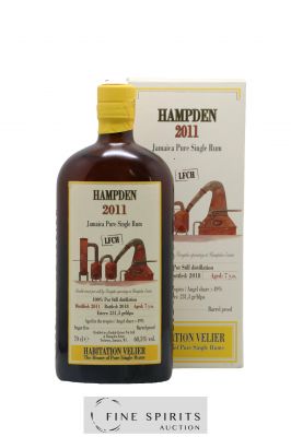 Hampden 7 years 2011 Of. LFCH Pot Still Distillation - bottled 2018 Habitation Velier ---- - Lot de 1 Bouteille