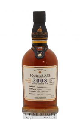 Foursquare 12 years 2008 Of. Mark XIII - bottled 2020 Exceptional Cask Selection   - Lot of 1 Bottle