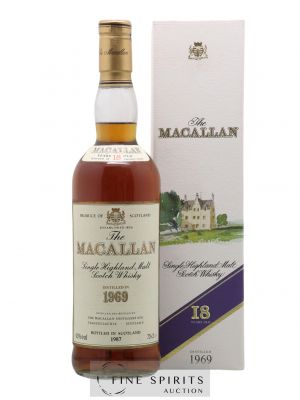 Macallan (The) 18 years 1969 Of. Sherry Wood Matured - bottled 1987   - Lot de 1 Bouteille