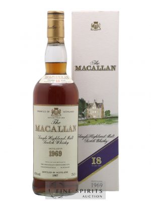 Macallan (The) 18 years 1969 Of. Sherry Wood Matured - bottled 1987   - Lot de 1 Bouteille
