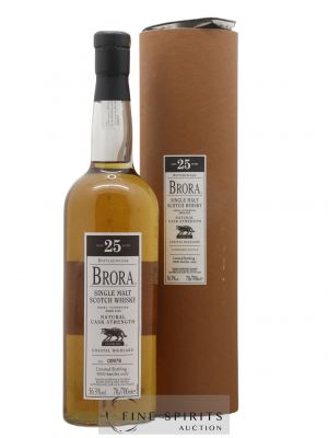 Brora 25 years Of. Natural Cask Strength One of 3000 - bottled 2008 Limited Bottling ---- - Lot de 1 Bouteille