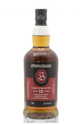 Springbank 12 years Of. Cask Strength (56.2°) ---- - Lot de 1 Bouteille