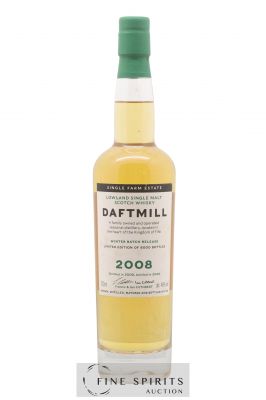 Daftmill 2008 Of. Single Farm Estate Winter Batch Release - bottled 2020 Limited Edition of 6000 bottles 