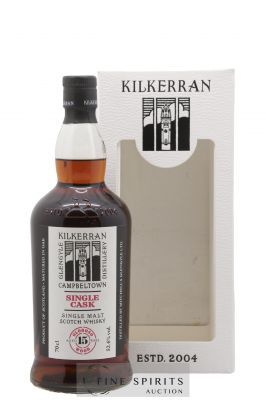 Kilkerran 15 years 2004 Of. Single Cask Oloroso Wood - One of 246 - bottled 2019 Dugas ---- - Lot de 1 Bouteille