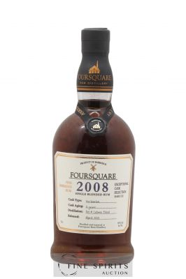 Foursquare 12 years 2008 Of. Mark XIII - bottled 2020 Exceptional Cask Selection   - Lot de 1 Bouteille