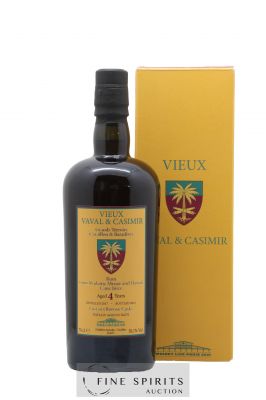 Vieux Vaval & Casimir 4 years 2017 Of. Grands Terroirs Cavaillon & Baradères bottled 2021 Whisky Live Paris 2021   - Lot de 1 Bouteille