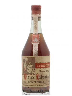 Lemorton 1926 Of. Vieux Calvados du Domfrontais Grande Réserve   - Lot de 1 Bouteille