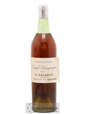 G. Vallein 1854 Of. Domaine des Forges Grande Champagne ---- - Lot de 1 Bouteille