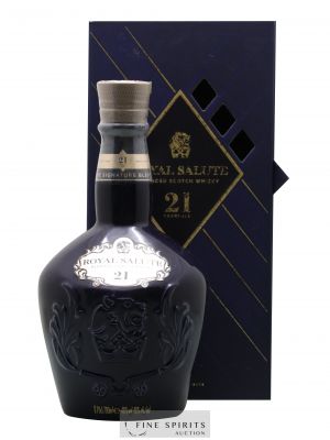 Buy Chivas 21 years Of. Royal Salute Blue Ceramic (lot: 503)
