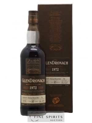 The Glendronach 37 years 1972 Of. Single Cask n°705 - One of 275 - bottled 2009 ---- - Lot de 1 Bouteille