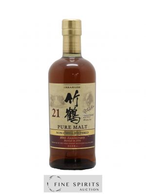 Taketsuru 21 years Of. Pure Malt Non-Chill Filtered - bottled 2014 80th Anniversary Nikka Whisky   - Lot de 1 Bouteille