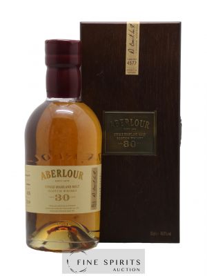 Aberlour 30 years 1975 Of. Cask n°4577 - One of 164   - Lot of 1 Bottle