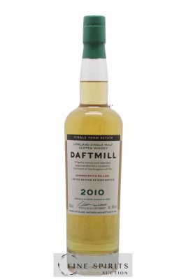 Daftmill 2010 Of. Single Farm Estate Summer Batch Release - bottled 2021 Limited Edition of 6250 bottles   - Lot of 1 Bottle