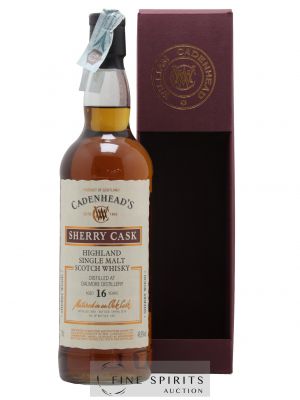 Dalmore 16 years 2001 Cadenhead's Sherry Cask One of 180 - bottled 2018 ---- - Lot de 1 Bouteille