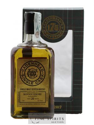 Mannochmore 20 years 1997 Cadenhead's Bourbon Hogshead - One of 276 - bottled 2017 Single Cask ---- - Lot de 1 Bouteille