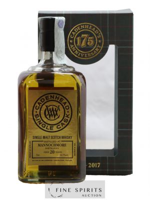 Mannochmore 20 years 1997 Cadenhead's Bourbon Hogshead - One of 276 - bottled 2017 Single Cask ---- - Lot de 1 Bottle