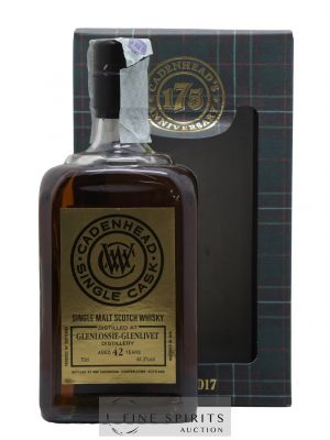 Glenlossie 42 years 1975 Cadenhead's Bourbon Hogshead - One of 138 - bottled 2017 Single Cask ---- - Lot de 1 Bouteille