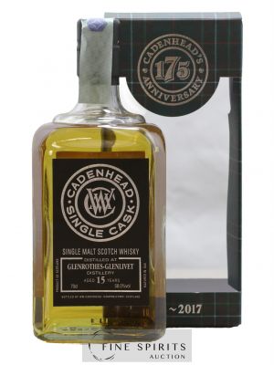 Glenrothes 15 years 2002 Cadenhead's One of 294 - bottled 2017 Single Cask ---- - Lot de 1 Bouteille