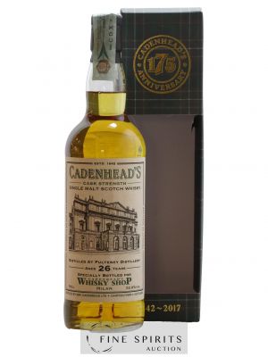Pulteney 26 years 1990 Cadenhead's One of 168 - bottled 2017 Whisky Shop Milan 175th Anniversary ---- - Lot de 1 Bouteille