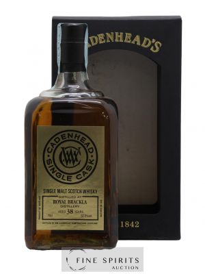 Royal Brackla 38 years 1976 Cadenhead's Bourbon Hogshead - One of 150 - bottled 2015 Single Cask ---- - Lot de 1 Bouteille