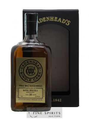 Royal Brackla 38 years 1976 Cadenhead's Bourbon Hogshead - One of 150 - bottled 2015 Single Cask ---- - Lot de 1 Bouteille