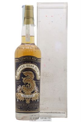Three Year Old Deluxe 3 years Compass Box One of 3282 - bottled 2016 Limited Edition   - Lot de 1 Bouteille