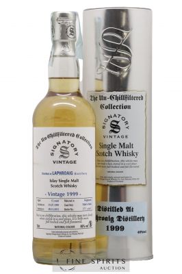 Laphroaig 12 years 1999 Signatory Vintage Cask n°700044 - One of 362 - bottled 2012 The Un-Chillfiltered Collection   - Lot de 1 Bouteille