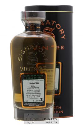 Longmorn 15 years 2002 Signatory Vintage Cask n°800643-800644 - One of 450 - bottled 2018 Cask Strength Collection   - Lot de 1 Bouteille