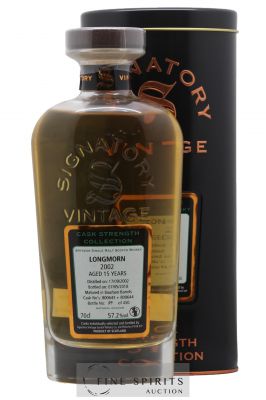 Longmorn 15 years 2002 Signatory Vintage Cask n°800643-800644 - One of 450 - bottled 2018 Cask Strength Collection   - Lot de 1 Bouteille