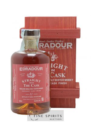 Edradour 11 years 2002 Of. Straight from the Cask Burgundy Cask Finish - One of 437 - bottled 2013 (50cl.) ---- - Lot de 1 Bouteille