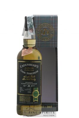 Aultmore 20 years 1997 Cadenhead's Bourbon Hogshead - One of 276 - bottled 2017 Authentic Collection   - Lot of 1 Bottle