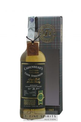 Aultmore 20 years 1997 Cadenhead's Bourbon Hogshead - One of 276 - bottled 2017 Authentic Collection ---- - Lot de 1 Bouteille