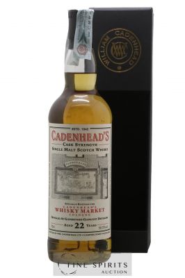Glenrothes 22 years 1996 Cadenhead's Bourbon Hogshead - One of 312 - bottled 2018 Whisky Market Cologne   - Lot de 1 Bouteille