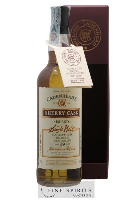 Arran 19 years 1996 Cadenhead's Sherry Cask - Fino Sherry One of 258 - bottled 2016 ---- - Lot de 1 Bouteille